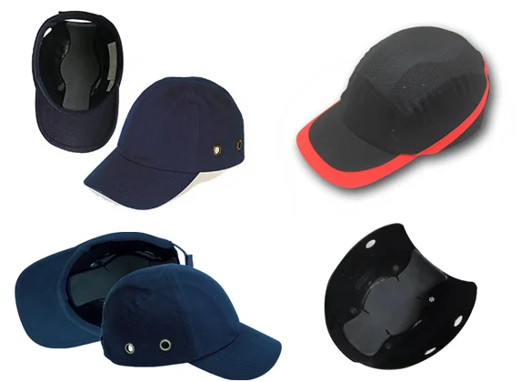 CE EN 812 Quality and Durable Safety Bump Cap Head Protector ABS Shell Baseball Reflective Style Hat