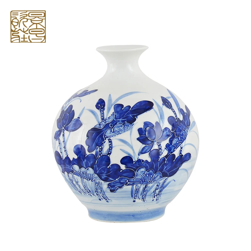 Ceramic Vase New Chinese European Modern Home Vase for Flower Arrangement and Elegant Decoration