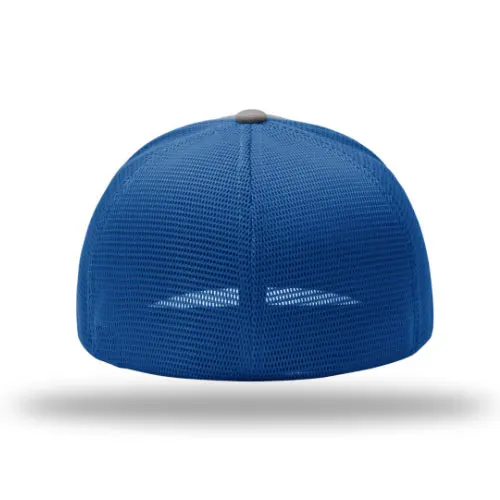 Custom rubber patch richardson 6 panel trucker mesh caps Wholesale Good Quality Richardson Style Mesh hat