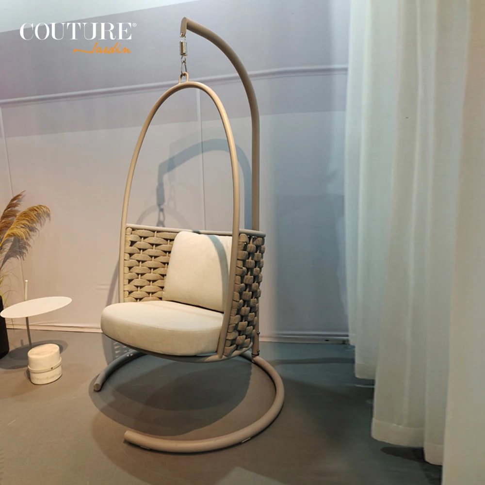 Couture Loop high quality swing chair outdoor and indoor furniture patio hanging chair garden sets