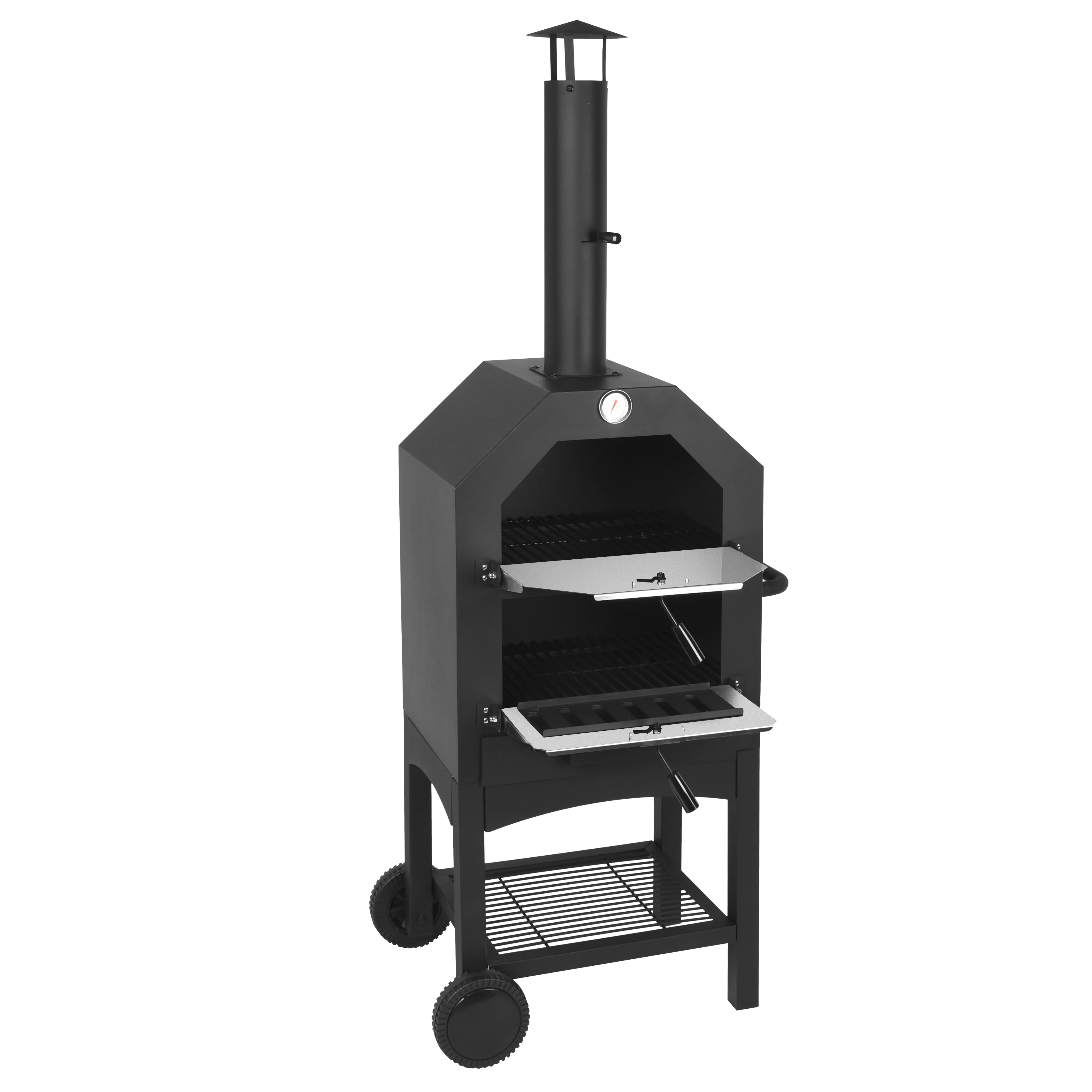 Hot sale commercial Pizza Oven 304 Stainless Steel Wood Fire Pizza Oven Vertical Charcoal Oven for Pizza