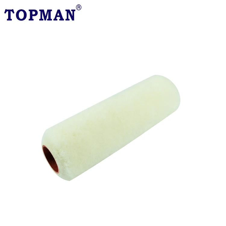 Topman 1/2 inch Sheepskin Wool Roller Paint Roller Efficient And Uniform Wall Design Rollers