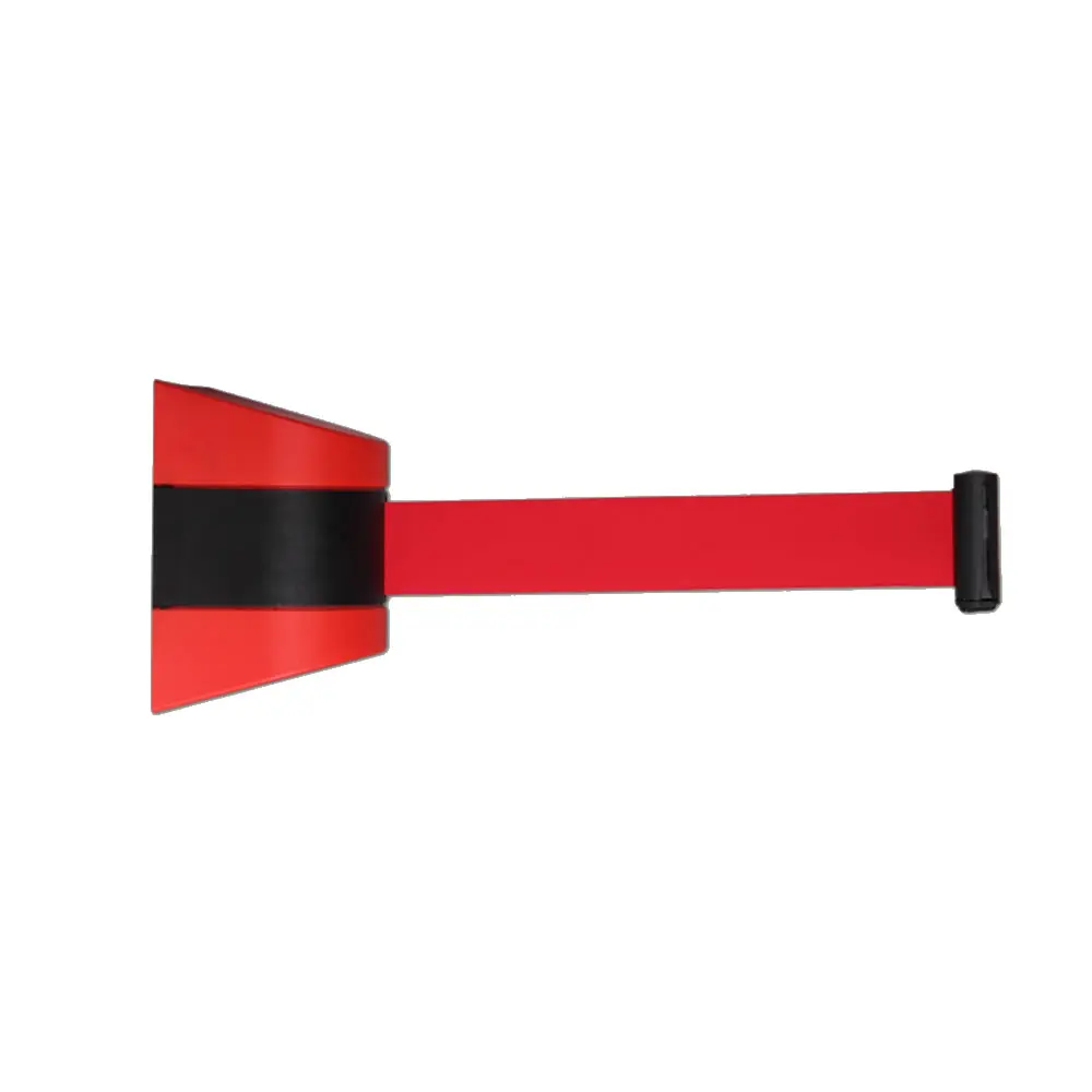 Пластиковая Тормозная кассета Traust для контроля толпы выдвижная настенная ленточная Барьерная