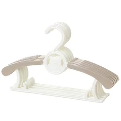 66 963 Toddler Infant Carton Bear Hangers Non-Slip Clothes Laundry Small Hangers Basics Retractable Kids Baby Plastic Hangers