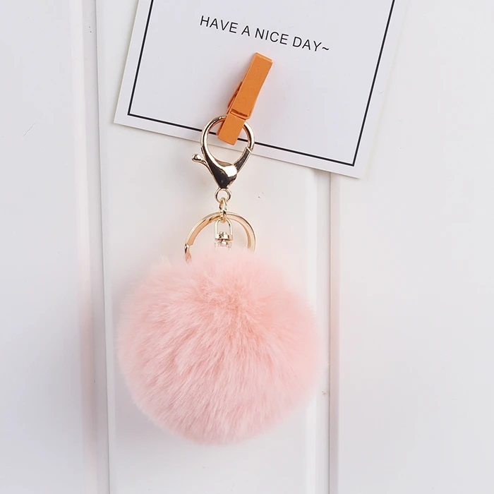 
Лидер продаж 2020, оптовая продажа, 8 см, красочный помпон из искусственного меха 