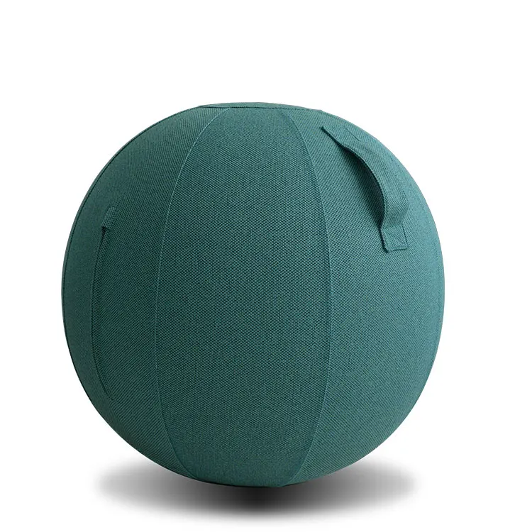 2022 Custom Make Yoga Massage Ball Exercise Fitness Yoga Ball Chair With Rope Cushion Exercise Yoga Balance Ball Chair Covers