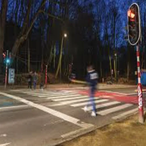 Pelican Zebra Crossing Solar Wireless Crosswalk Pedestrian Push Button LED Traffic Signal Light System