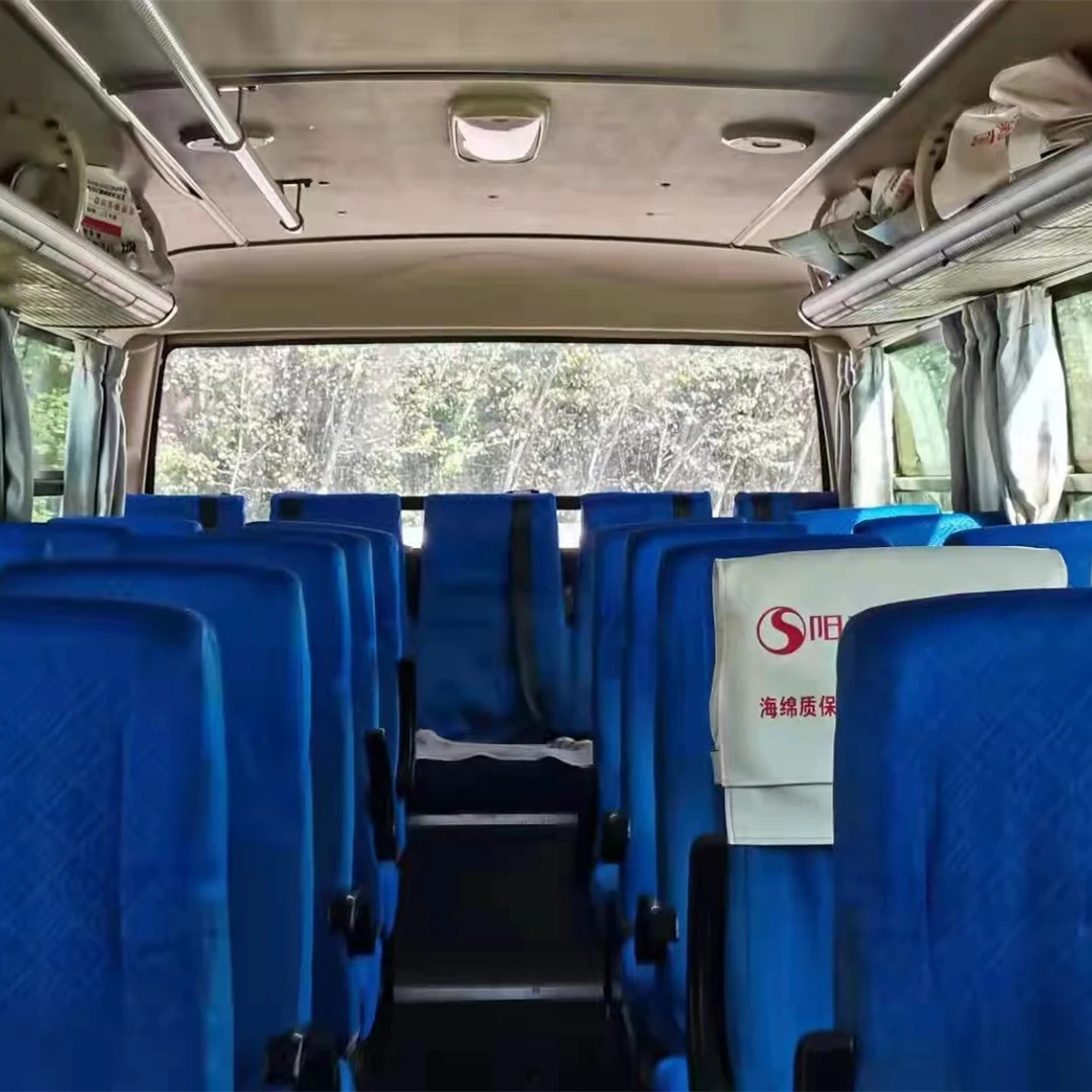 2017 year dongfeng used bus with 29 seats left hand drive on Sale