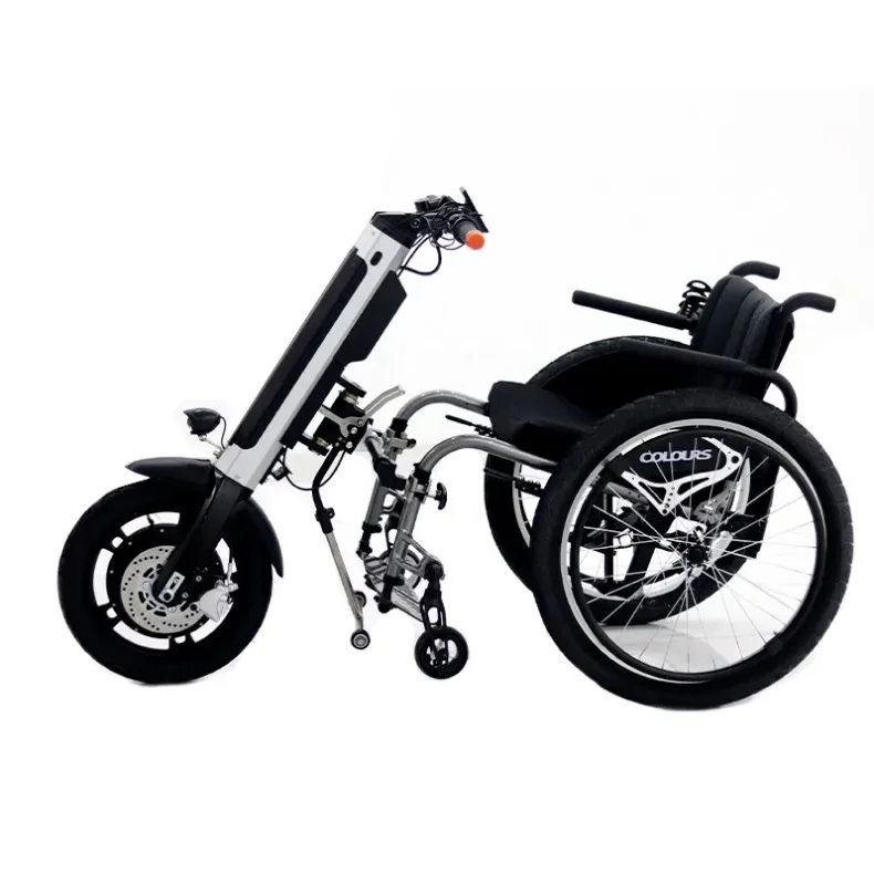 16inch MT04  48v 800w folding electric wheelchair attachment electric handbike lightweight