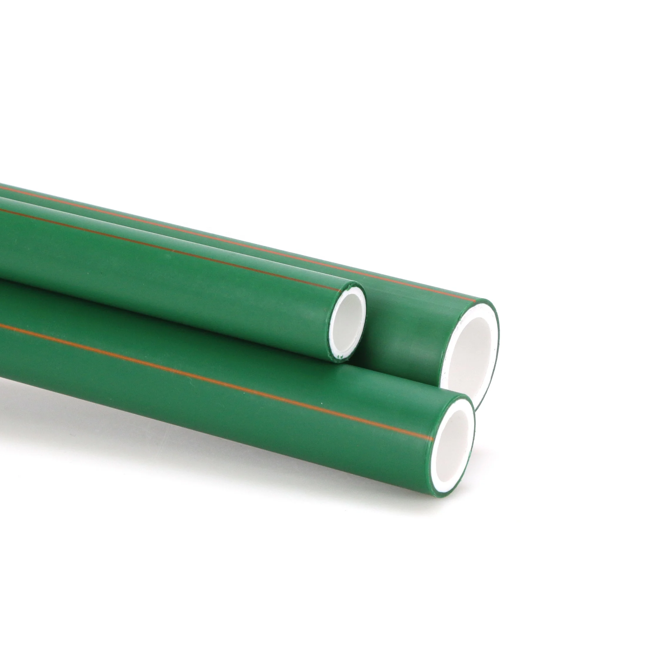 PP-R  Plastic white green  hot water pipes