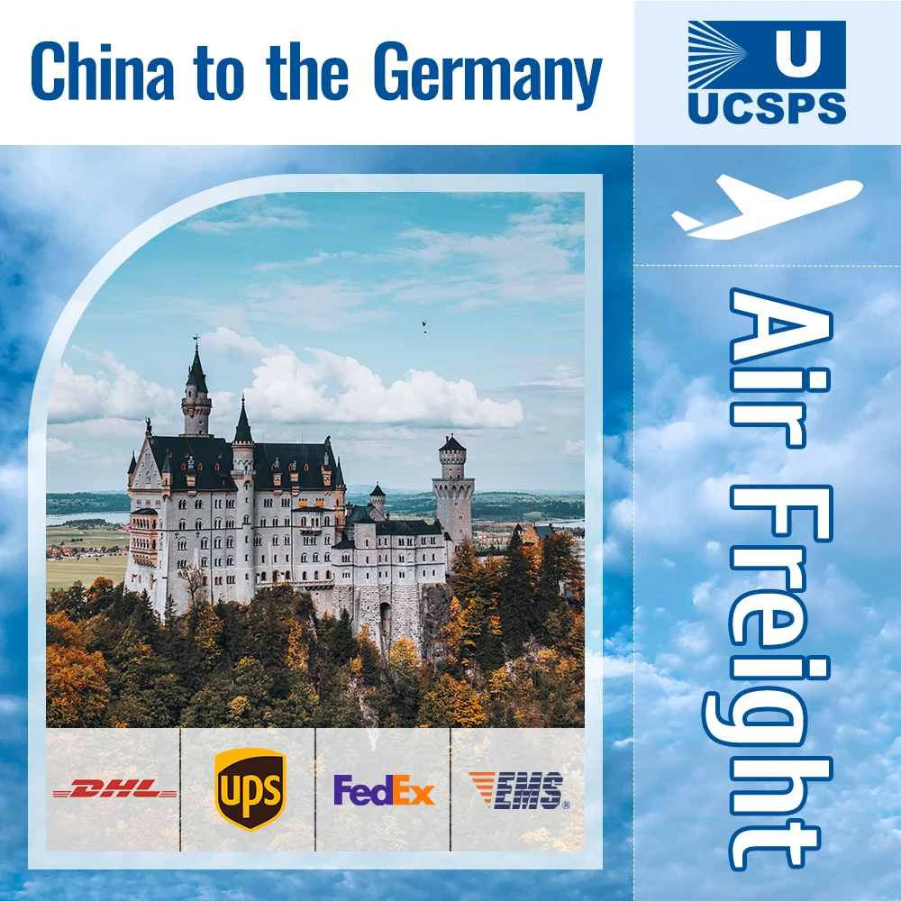 Cheap air freight from China to Europe UK France Germany Italy Spain cargo rates door to door service air freight shipping
