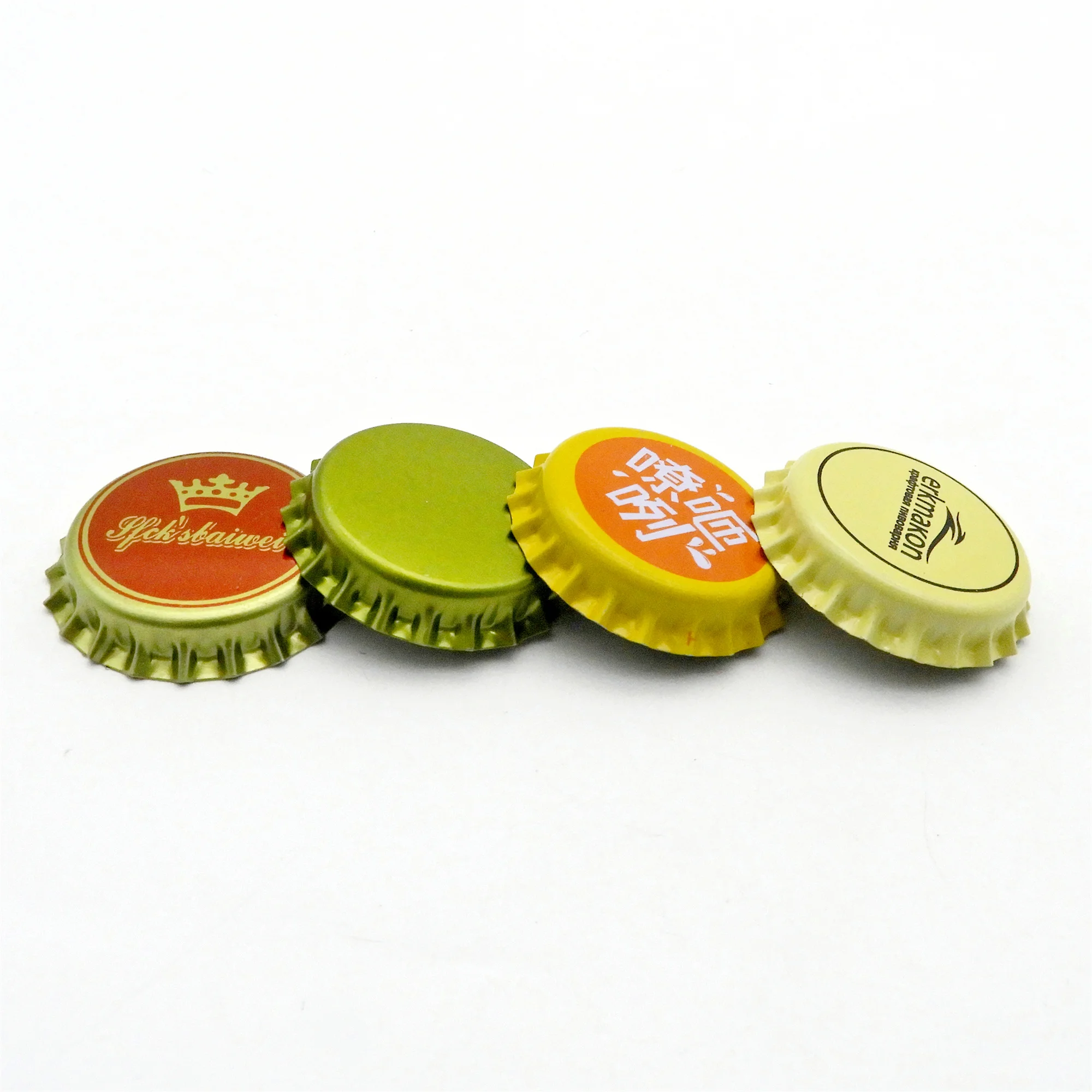customize 26mm beer crown cap metal lid for beer beverage bottle