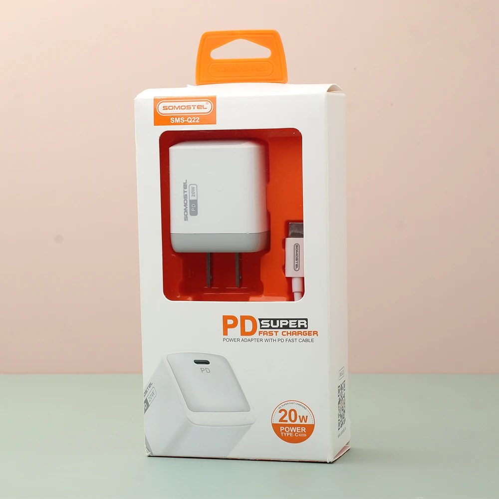 Carregadores Rapido 20W PD Fast Charger Carga Rapida USB-C Cable Mini Travel Charger For iphone 11 Cargadores de celular