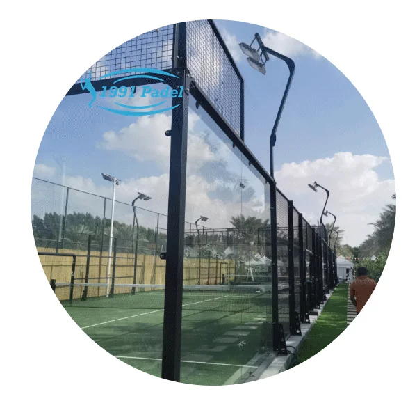 High Quality Panoramic Padel Stadium Sports Court Equipment Paddle Outdoor Court Padel Tennis Courts