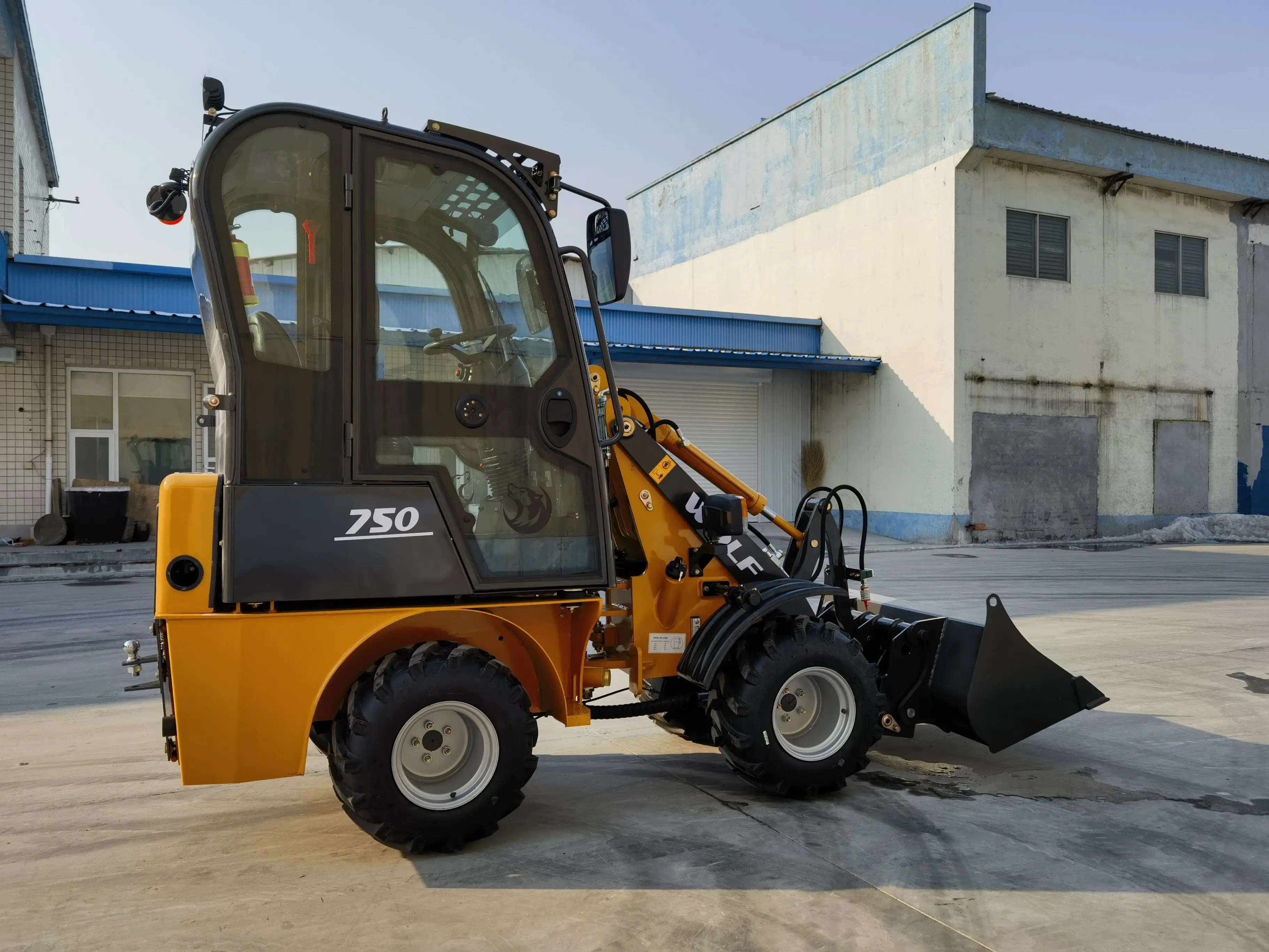 EPA Certified Smallest Front Mini Wheel Loaders with Shovel