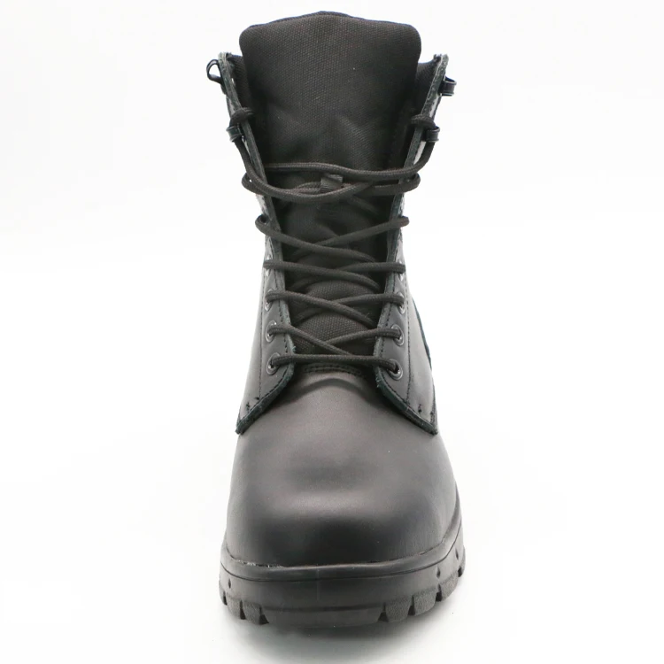 ENTE SAFETY Wholesale S3 protective fashion black high cut corrected grain micro leather upper waterproof safety boots