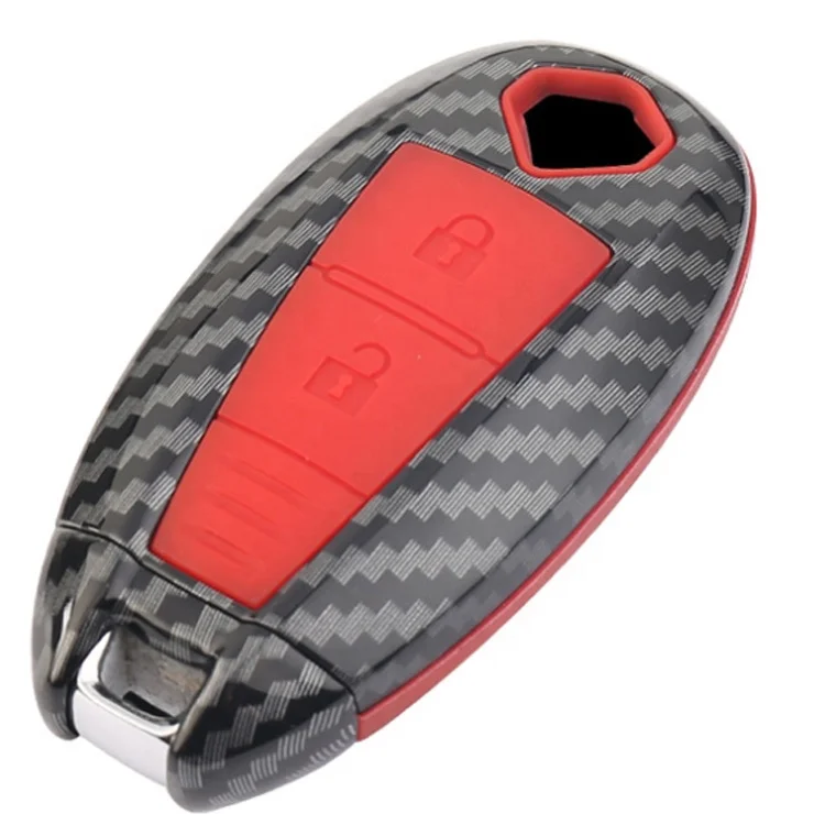 Carbon Fiber Car Key Protector Casing Cover For suzuki ertiga