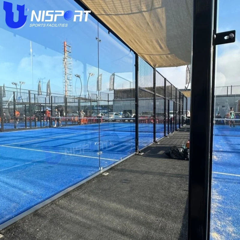 Indoor And Outdoor Padel Tennis Court Padel Court With Removable Super Panoramic Padel Court