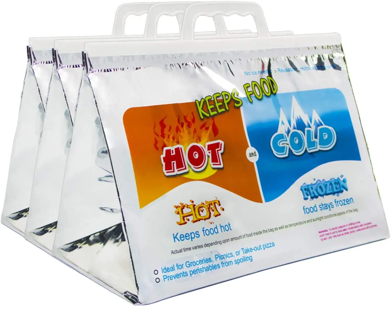 Custom Eco Friendly Folding Plastic Cooler Insulated Lunch Bag for Kids