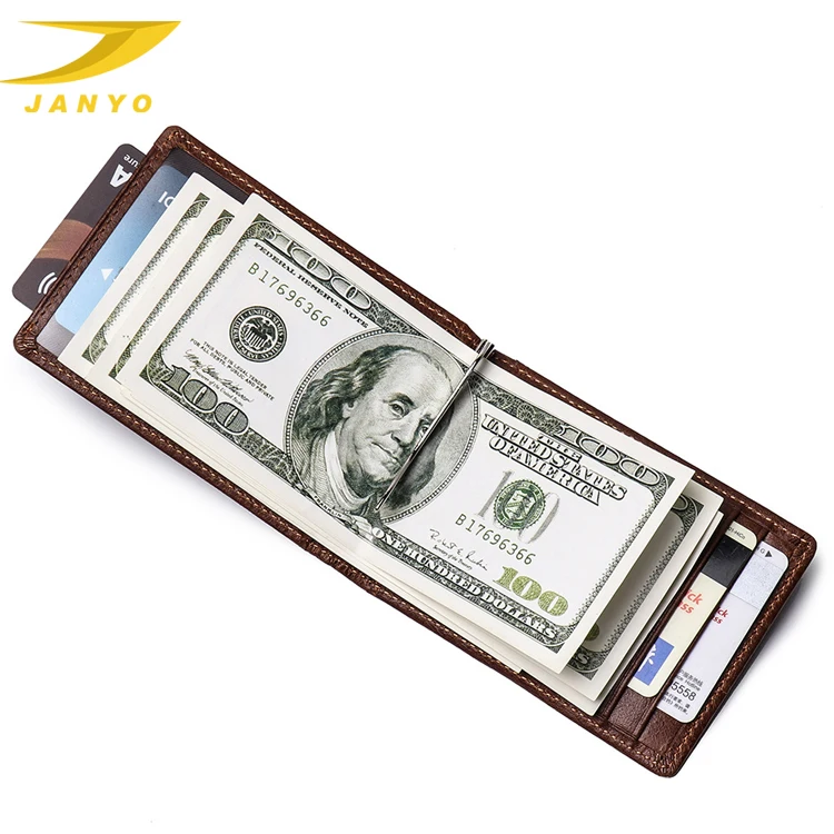  Wholesale short luxury multifunctional minimalist travel genuine leather branded men wallet 2021