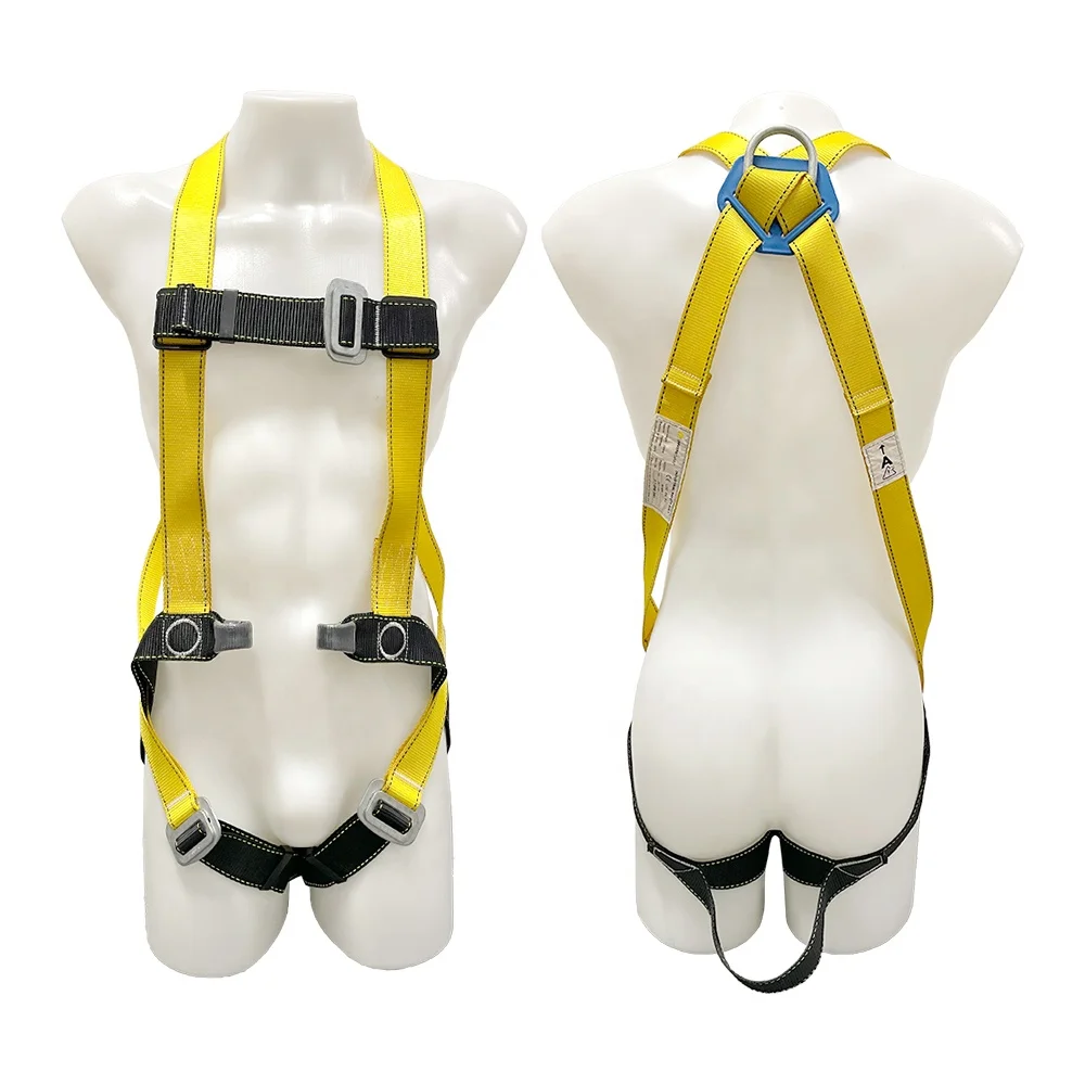 Wholesale Price Fall Arrester System Polyester Lifeline Climbing Safety Belt Security Safety Harness Belt for Aerial Work
