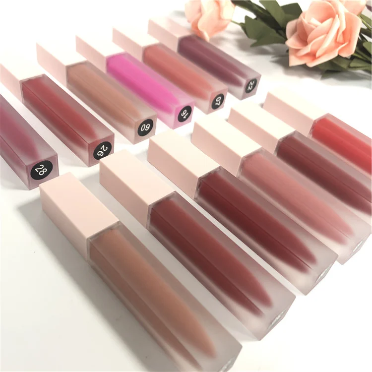 OEM no logo long lasting waterproof private label liquid wholesale matte lipstick