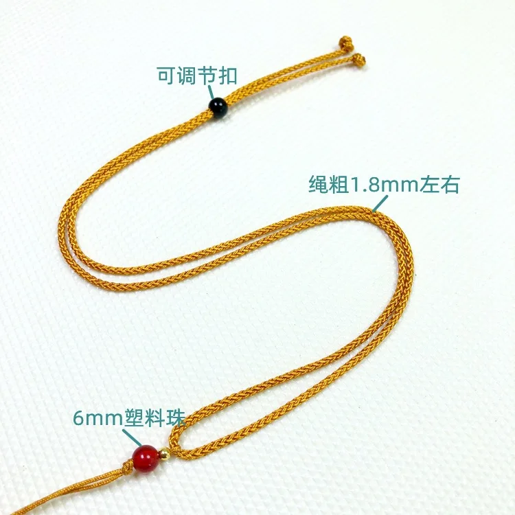 Wholesale Adjustable hand knitted diy jewellery necklace rope