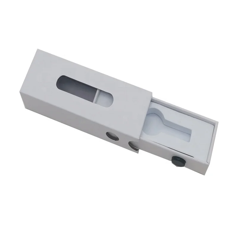 Custom 1100gsm Cardboard Slim Boxes Child Resistant Drawer Safe Box With Soft Lock