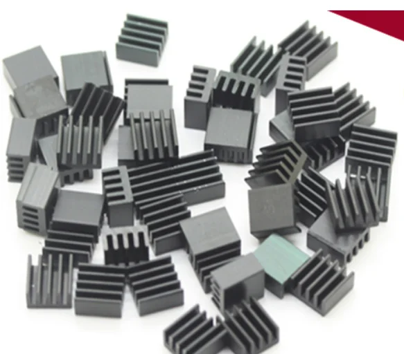 Ultra-thin mini 9X9X5mm Aluminum Heatsink for miner small memory circuit board routing chip