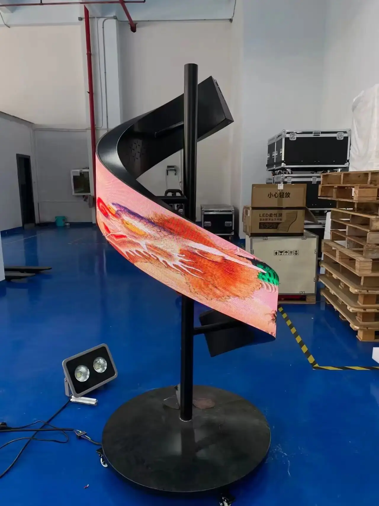 Lionled 320*160 RX2 1/40 Scan 4-layer PCB Board Hot Style Led Video Wall Soft Digital Sign Display Indoor Flex LED Screen