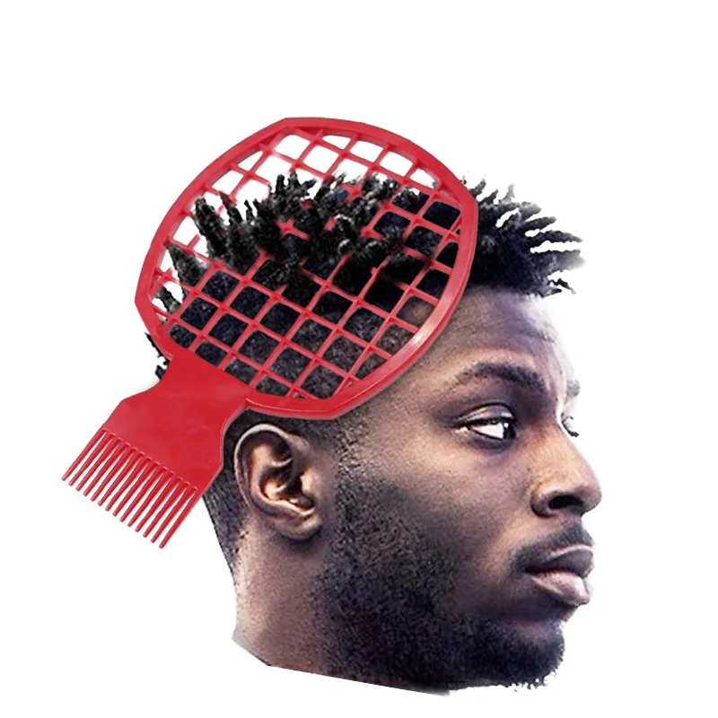 Free Sample Professional African Hairdressing Twist Wave Curly Hair Comb Salon Barber Mesh Tin Foil Hot Brush Hairdressing Tool