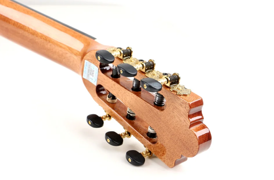 Guangzhou Huayi Oriental cherry handmade classical guitar factory direct solid spruce top from China