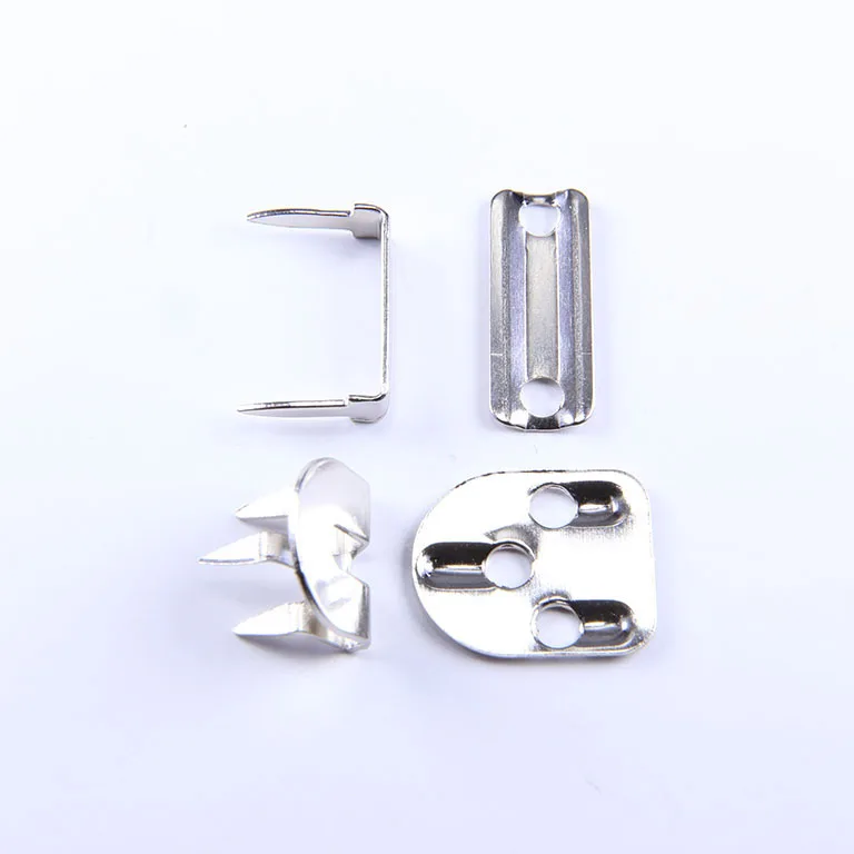 Custom High Quality Ladies Trousers Metal Button Trouser Hook 4 Part Pants hook