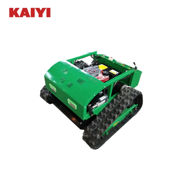 Cordless lawn mower gasoline crawler self-propelled remote control lawn mower for garden mowing