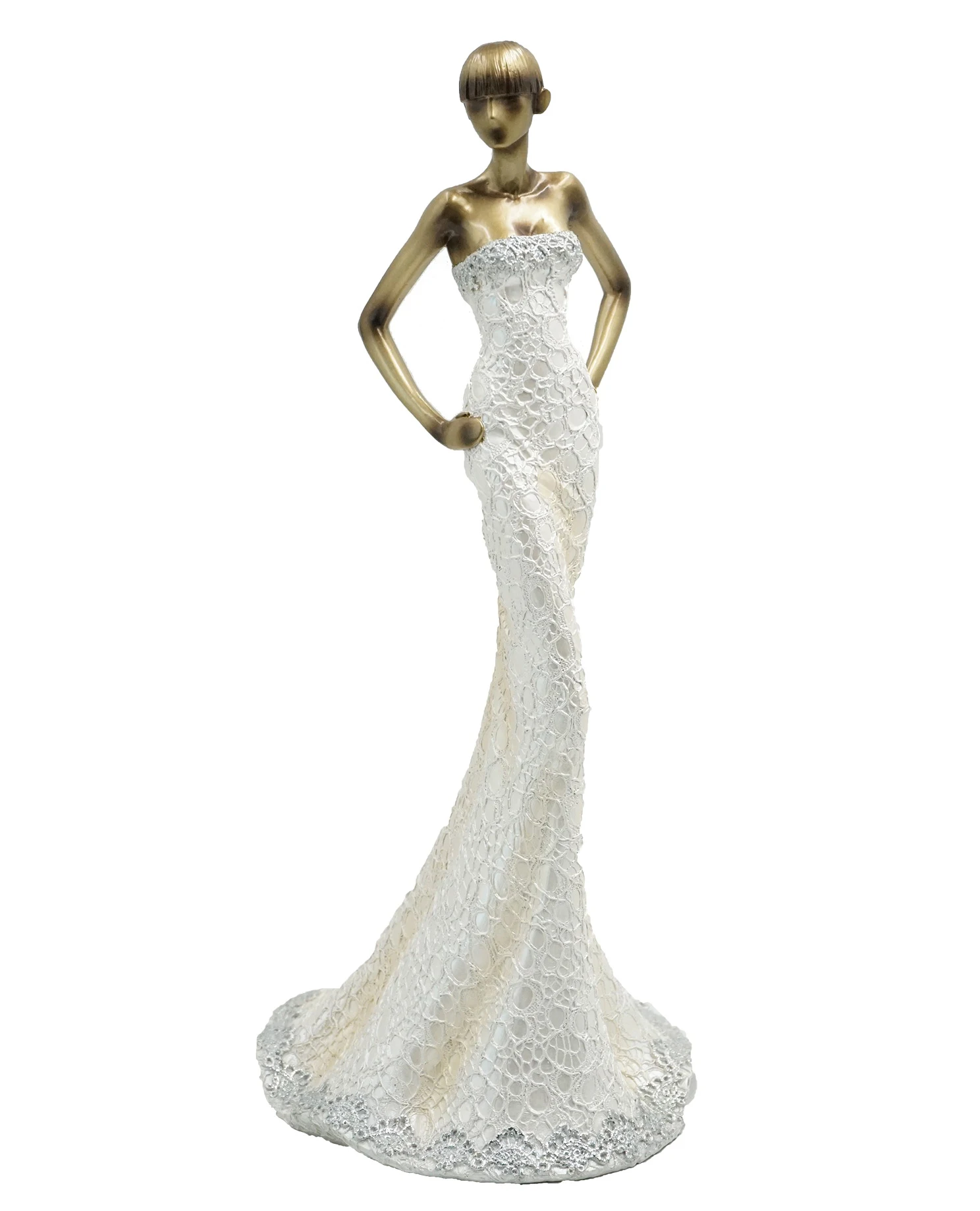 Manufacturer Nordic Style Resin Lady Home Decoration Tabletop Decoration Polyresin Model Lady Statue figurines home decorations