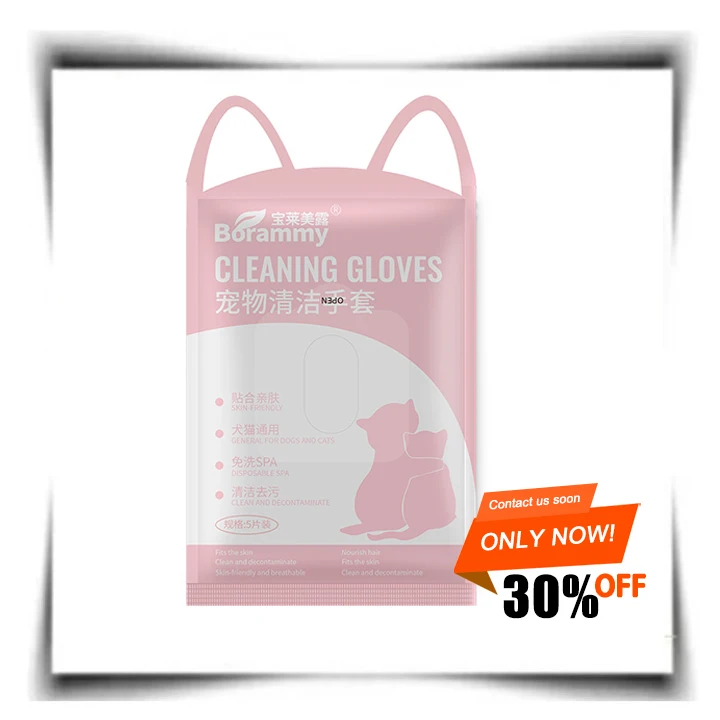 Hot sell Pet  Massage Hair Remover Brush Poop Cleaning Pet Dog Cat Bath Grooming Gloves