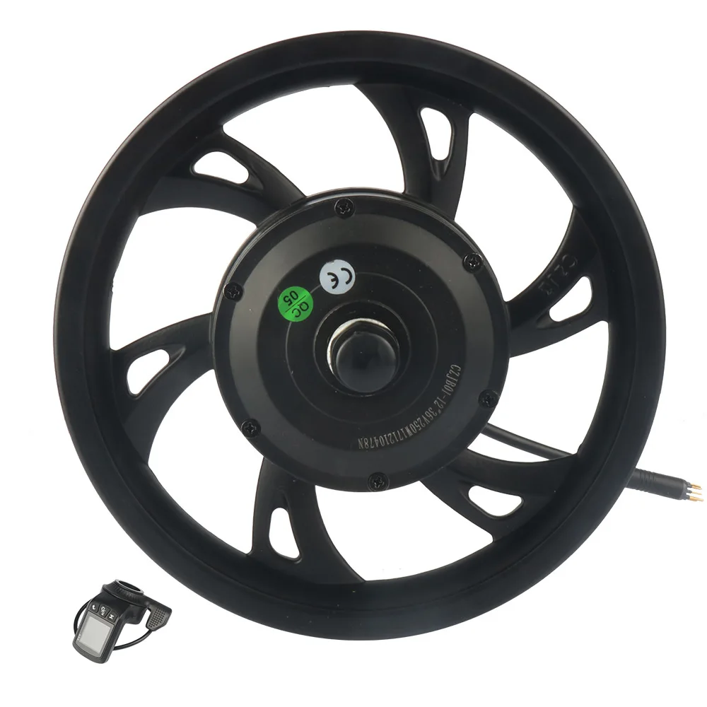 75-12 12 inch hub Electric Bicycle rear wheel e bike geared hub motor 48v