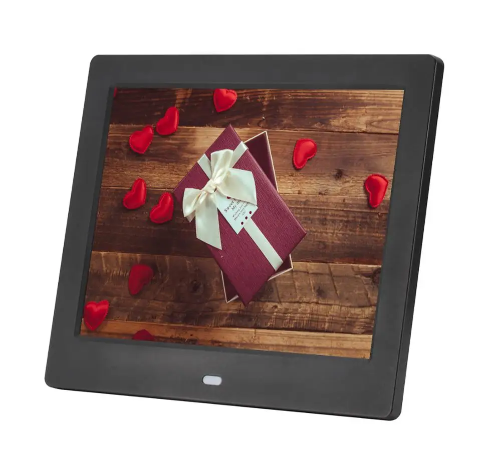Digital Picture Frame 8 inch Electronic Photo/Music/Video Frame 4:3 Wide Screen with Remote Control, Best Gift for Christmas