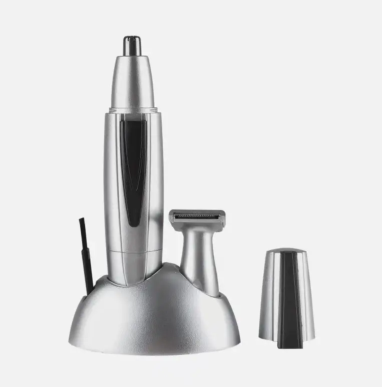 Самый дешевый рекламный Низкошумный Электрический триммер для носа ушей с основанием