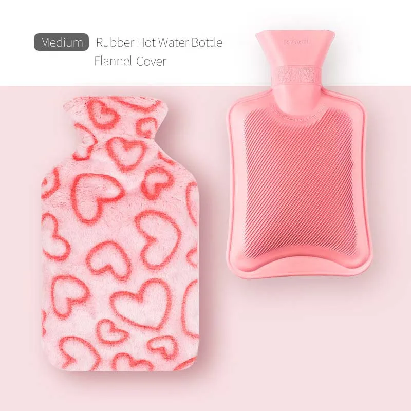 Water Injection Hot Water Bag Rubber Knitted Cartoon Hand Warmer Gift Wholesale Gift Hand Warmer Hot Water Bottle Bag