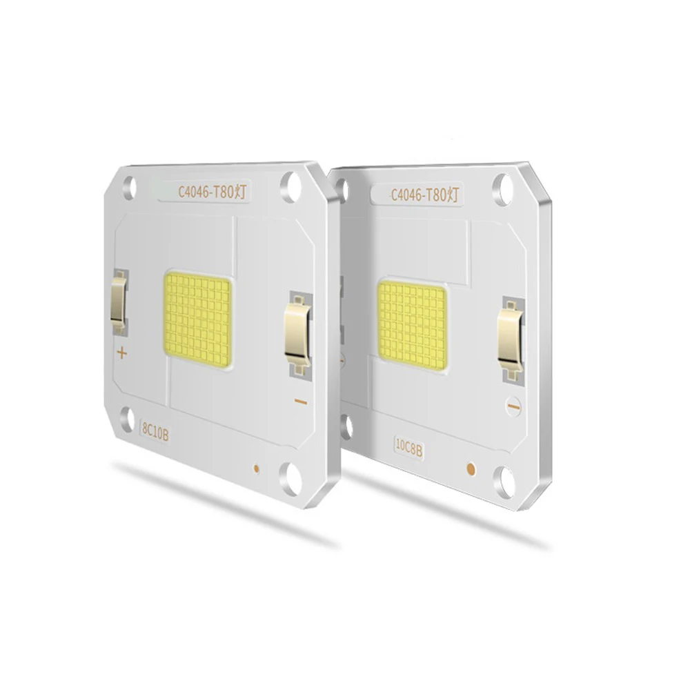 High Efficiency LED Chip 4046 Size 3000k 6000k 10w 20w 30w 50w  60w 100w Flip Chip COB LED Lamp Bead for Projection Light