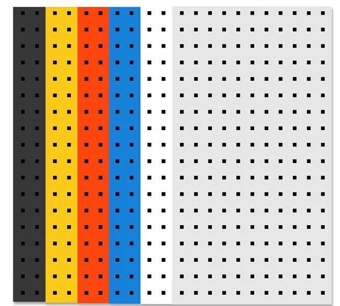 Mobile Maintenance Tool Display Rack Garage Shelves Wall Sorting Pegboard Hanging Board