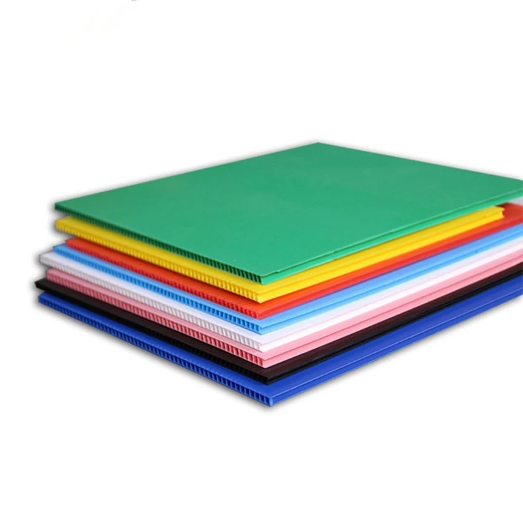 Eachsign Factory Wholesale 2mm 3mm 4mm 5mm 6mm colorful 1220x2440mm pp hollow sheet