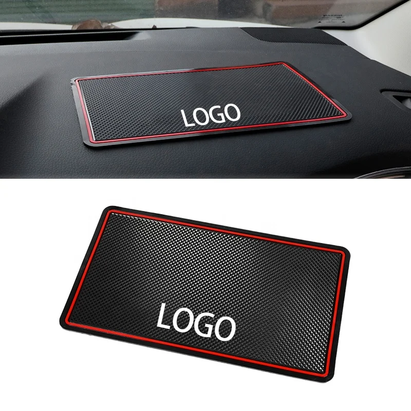 Factory Custom Logo Car Dashboard Pad Mat Anti Non Slip Gadget Mobile Phone GPS Holder Anti Slip Mat for Car