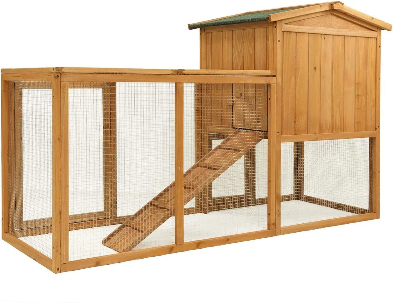 New Outdoor Rainproof Wooden Chicken and Rabbit Cages