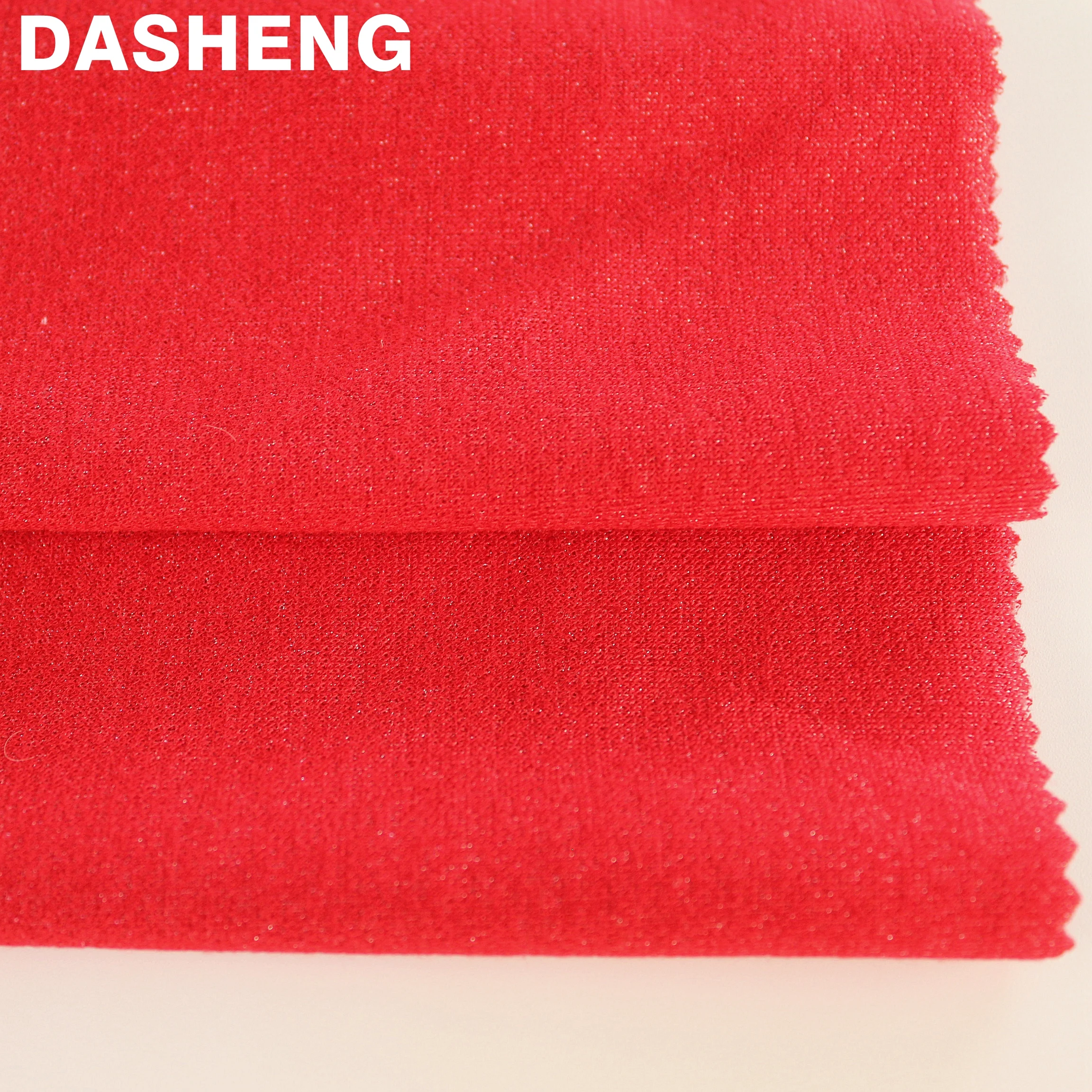 Модный вискозный полиэстер блестящий спандекс трикотажный punto Roma с металлическим блеском для дам брюки платья костюмы