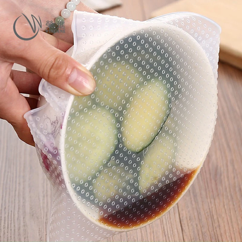 Многоразовая силиконовая эластичная пленка, пищевая пленка