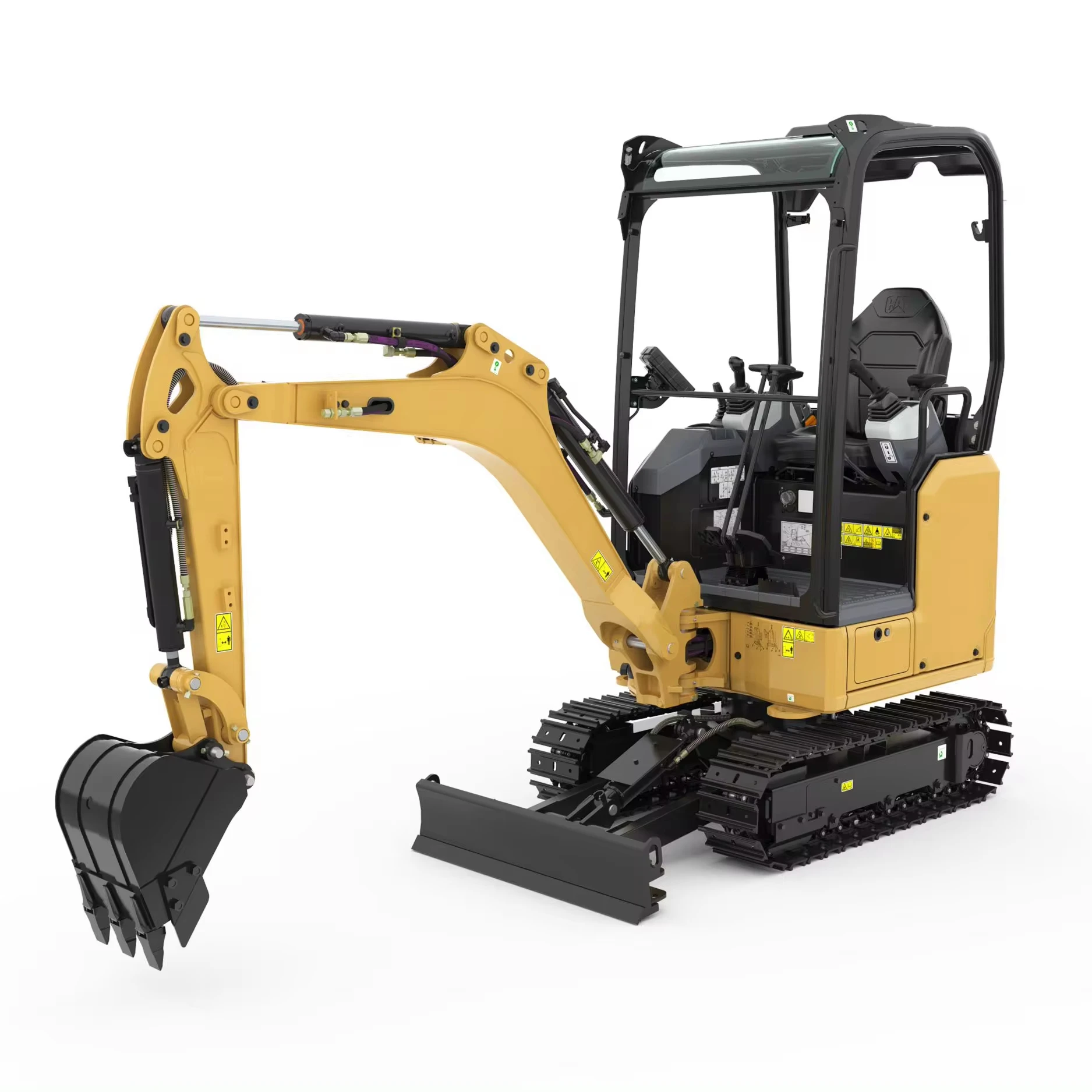 New Mini Crawler Digger Excavator Machine Chinese Minibagger CE EUR Epa Engine 1 2 2.5 3.5 Ton Pumps Excav Engine Easy Operation