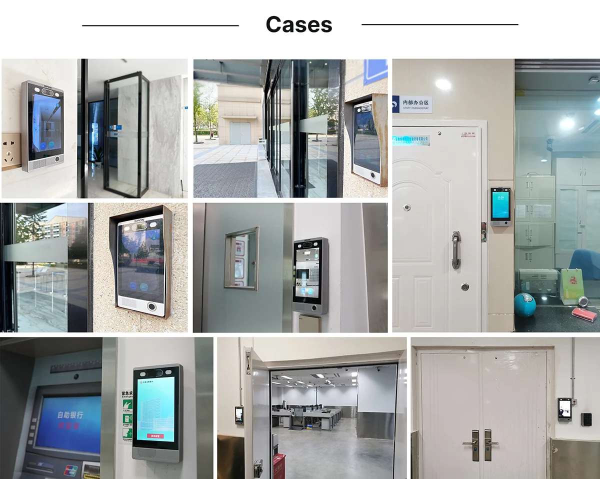 Industry Face-based Door Controller  Access Control with Face Recognition Touch  Screen SIP IP Outdoor intercom Station