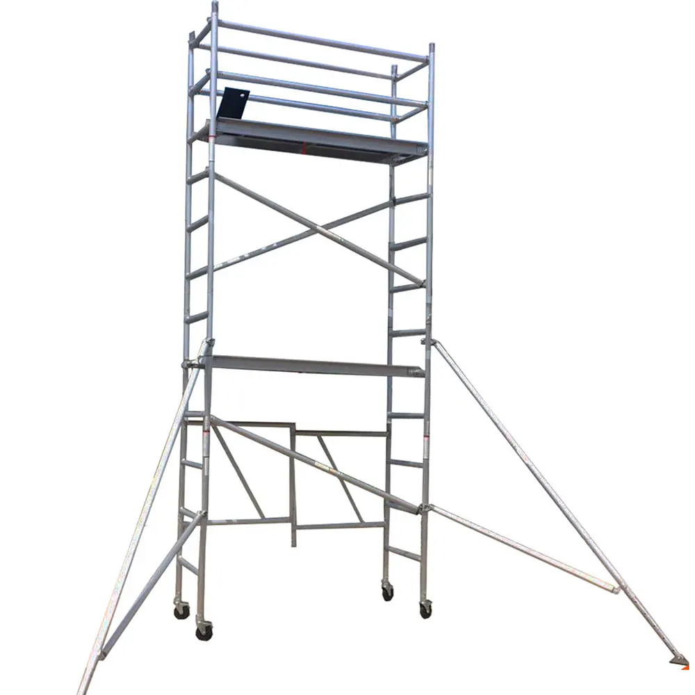 Factory Price 5 Sets Quick Stage Telescopic Mobile Leader Aluminum Tower Scaffolding Platform For Sale